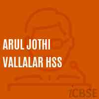 Arul Jothi Vallalar Hss High School Logo