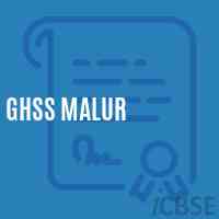 Ghss Malur High School Logo