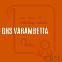 Ghs Varambetta School Logo