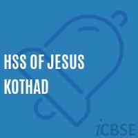 Hss of Jesus Kothad Senior Secondary School Logo