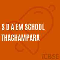 S D A Em School Thachampara Logo
