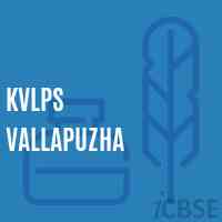 Kvlps Vallapuzha Primary School Logo