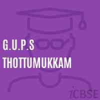G.U.P.S Thottumukkam Middle School Logo