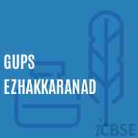 Gups Ezhakkaranad Middle School Logo