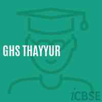 Ghs Thayyur Secondary School Logo