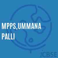 Mpps,Ummana Palli Primary School Logo