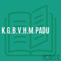 K.G.B.V.H.M.Padu Secondary School Logo