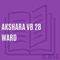 Akshara Vb 28 Ward Secondary School Logo