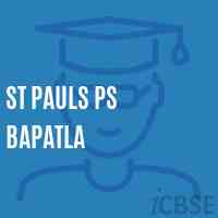 St Pauls Ps Bapatla Primary School Logo