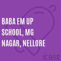 Baba Em Up School, Mg Nagar, Nellore Logo
