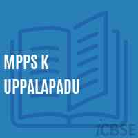 Mpps K Uppalapadu Primary School Logo