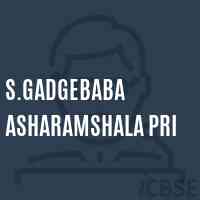 S.Gadgebaba Asharamshala Pri Primary School Logo