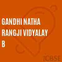 Gandhi Natha Rangji Vidyalay B Middle School Logo