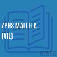 Zphs Mallela (Vil) Secondary School Logo