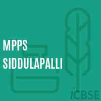 Mpps Siddulapalli Primary School Logo