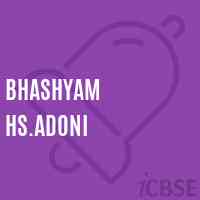 Bhashyam Hs.Adoni Secondary School Logo