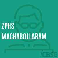 Zphs Machabollaram Secondary School Logo