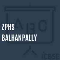 Zphs Balhanpally Secondary School Logo