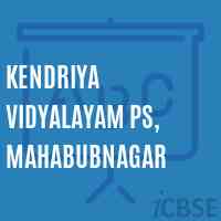 Kendriya Vidyalayam Ps, Mahabubnagar Secondary School Logo