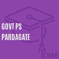 Govt Ps Pardagate Primary School Logo