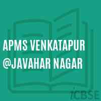 Apms Venkatapur @javahar Nagar High School Logo