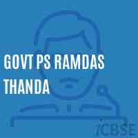 Govt Ps Ramdas Thanda Primary School Logo