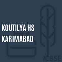 Koutilya Hs Karimabad Secondary School Logo