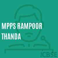 Mpps Rampoor Thanda Primary School Logo