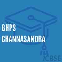 Ghps Channasandra Middle School Logo