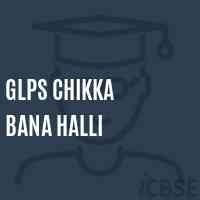 Glps Chikka Bana Halli Primary School Logo