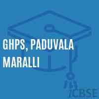 Ghps, Paduvala Maralli Middle School Logo