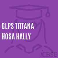Glps Tittana Hosa Hally Primary School Logo