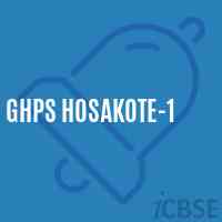 Ghps Hosakote-1 Middle School Logo