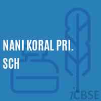 Nani Koral Pri. Sch Primary School Logo