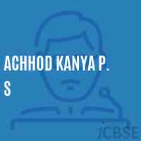 Achhod Kanya P. S Middle School Logo