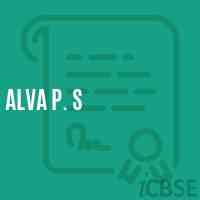 Alva P. S Primary School Logo
