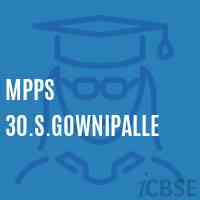 Mpps 30.S.Gownipalle Primary School Logo
