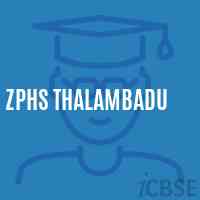 Zphs Thalambadu Secondary School Logo