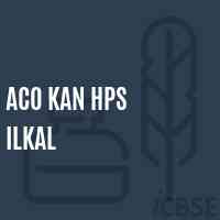 Aco Kan Hps Ilkal Middle School Logo