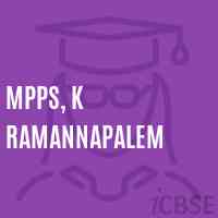 Mpps, K Ramannapalem Primary School Logo