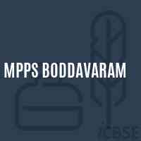 Mpps Boddavaram Primary School Logo