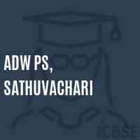Adw Ps, Sathuvachari Primary School Logo