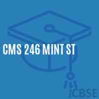 Cms 246 Mint St Middle School Logo