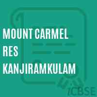 Mount Carmel Res Kanjiramkulam Senior Secondary School Logo