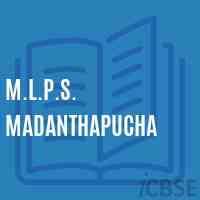 M.L.P.S. Madanthapucha Primary School Logo