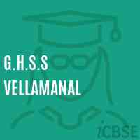 G.H.S.S Vellamanal Senior Secondary School Logo