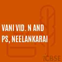 Vani Vid. N and PS, Neelankarai Primary School Logo