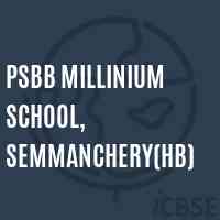 PSBB Millinium School, Semmanchery(HB) Logo