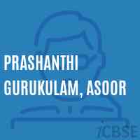Prashanthi Gurukulam, Asoor Senior Secondary School Logo