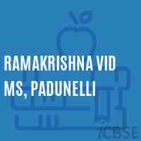 Ramakrishna Vid MS, Padunelli Secondary School Logo
